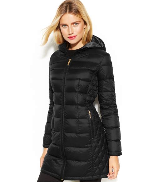 michael kors long down coat|Michael Kors ladies puffer coats.